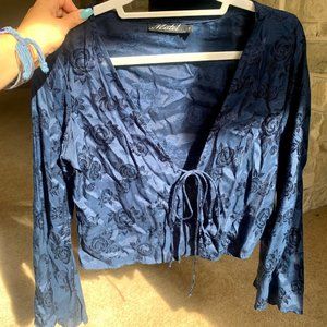 Motel Rocks Navy tie- top